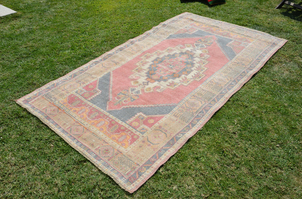 Natural Vintage Turkish Anatolian rug for home decor, area rug, oushak rug boho rug bedroom rug kitchen rug  bathroom rug kilim, rugs 8x4, 664403