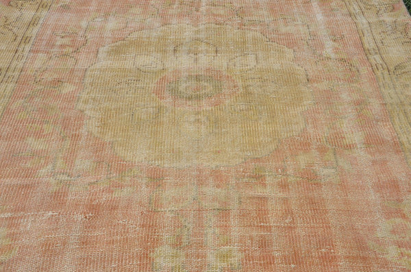 Handmade Pink Turkish rug for home decor, Vintage rug, area rug boho rug bedroom rug kitchen rug bathroom rug kilim rug handmade, rugs 5x8, 665412