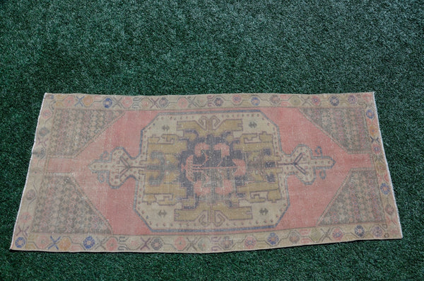Turkish Handmade Vintage Anatolian rug for home decor, area rug, oushak rug boho rug bedroom rug kitchen rug  bathroom rug kilim, rugs 4x8, 666160